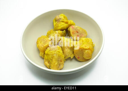 Chinese Streamed Dumpling in bowl Stock Photo