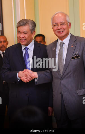 Malaysian Deputy Prime Minister Najib Razak is seen in Putrajaya 