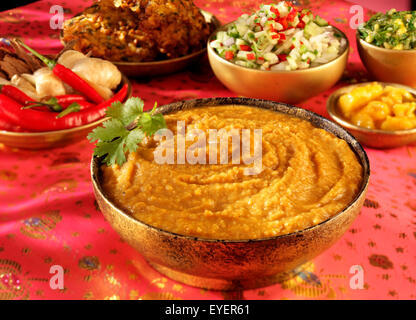 INDIAN DAAL SERVING DISH Stock Photo