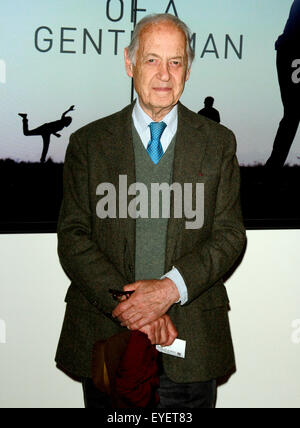 London, UK. 27th July, 2015. John Standing at  Death of a Gentleman - Film Premiere, at Picturehouse Central, London UK, 27 July 2015.   Credit:  Brett Cove/Landmark Media/Alamy Live News