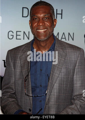 London, UK. 27th July, 2015. Michael Holding at  Death of a Gentleman - Film Premiere, at Picturehouse Central, London UK, 27 July 2015.   Credit:  Brett Cove/Landmark Media/Alamy Live News