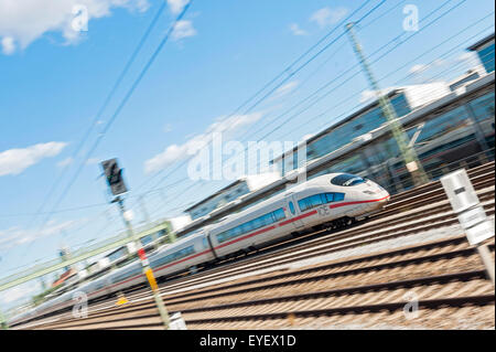 ICE Railway in Munich/München, Germany Stock Photo