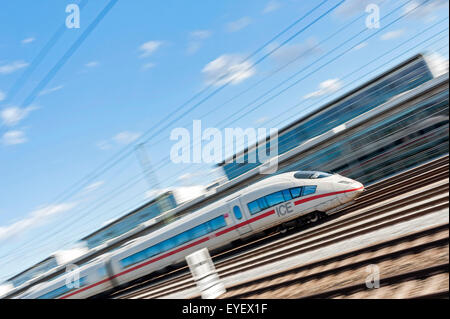 ICE Railway in Munich/München, Germany Stock Photo