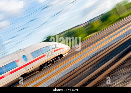 ICE Railway in Munich/München, Germany Stock Photo