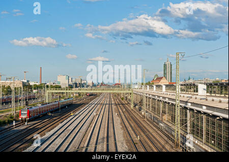 ICE Railway in Munich/München, Germany Stock Photo