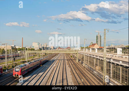 ICE Railway in Munich/München, Germany Stock Photo