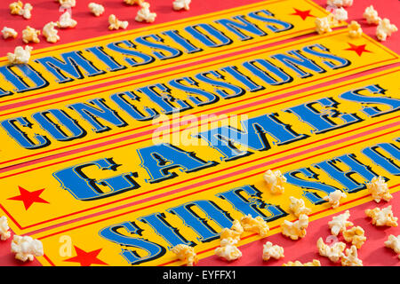 View of banner Stock Photo