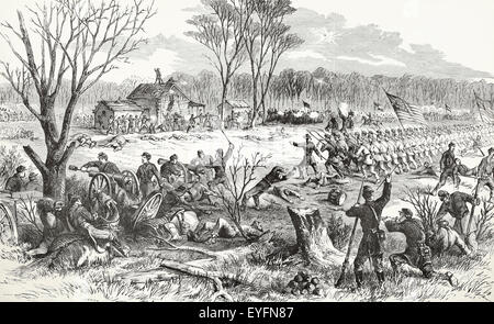 AMERICAN CIVIL WAR: BATTLE OF SHILOH 6-7 April 1862 Stock Photo - Alamy
