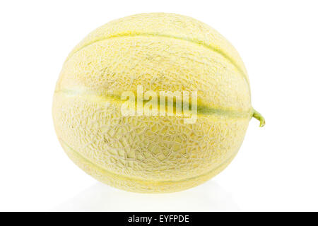 Juicy honeydew melon on a white background Stock Photo