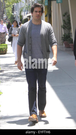 Eli Roth out and about in Beverly Hills Featuring: Eli Roth Where: Los