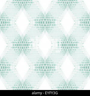 Abstract geometric seamless square pattern. 3d background with high-tech structure Stock Photo