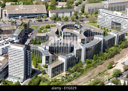 Former Thyssen Trade Center, TTC, Düsseldorf, Rhineland, North Rhine-Westphalia, Germany Stock Photo