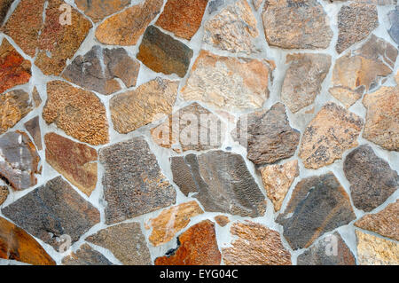 'crazy paving' stone texture Stock Photo