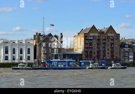 Thames river police, Wapping, London, United Kingdom Stock Photo
