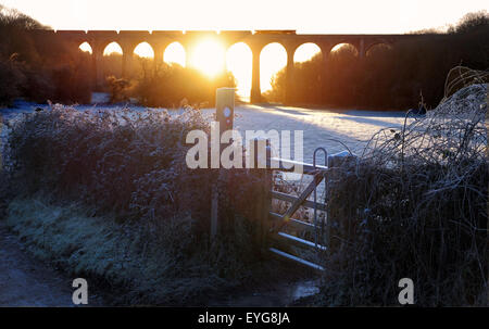 Porthkerry Viaduct Stock Photo