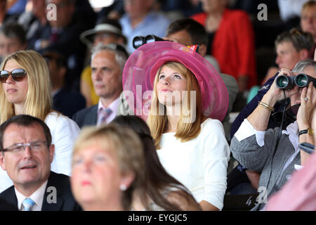 Iffezheim, Germany, people in horse racing Stock Photo