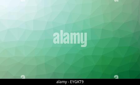 Green abstract geometric rumpled triangular low poly style illustration graphic background. Stock Vector