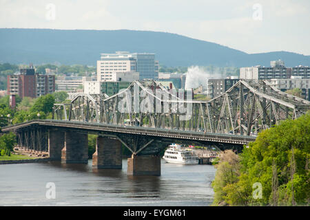 Alexandra Bridge - Ottawa - Canada Stock Photo