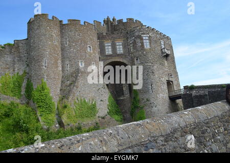 Entrance to Dover Castle, in Kent, England. Stock Photo