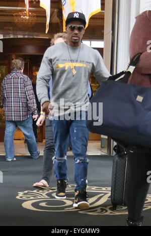 Gumball 3000 drivers and celebrities leave San Francisco Featuring