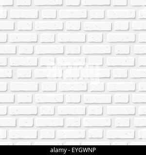 White brick wall texture seamless vector illustration Stock Vector ...