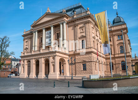 Mecklenburg State Theatre, Mecklenburg Western Pomerania, Germany Stock Photo