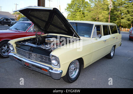 A restored Chevrolet Chevy II Nova Car. Stock Photo