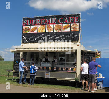 Event catering, Supreme Cafe, tea,coffee refreshments at summer event Stock Photo