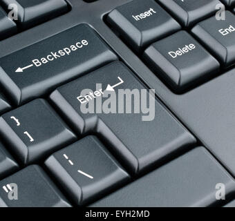 Keyboard enter key Stock Photo