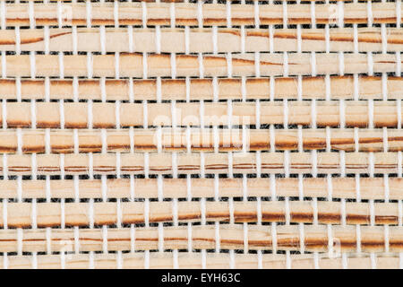 Bamboo texture background bound together in a pattern Stock Photo