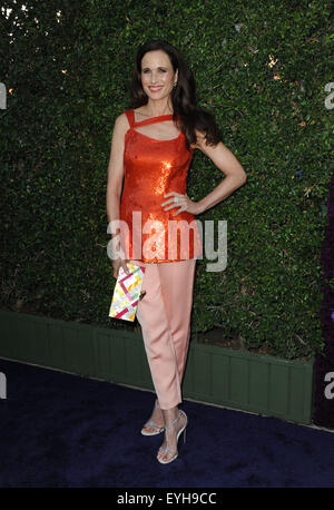 Los Angeles, California, USA. 29th July, 2015. Andie Macdowell attending the Hallmark Channel And Hallmark Movies & Mysteries Summer 2015 TCA Press Tour held at a Private Residence in Beverly Hills, California on July 29, 2015. 2015 Credit:  D. Long/Globe Photos/ZUMA Wire/Alamy Live News Stock Photo