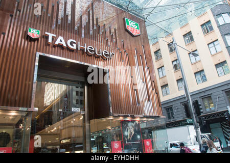 TAG Heuer swiss watches store in pitt street mall in Sydney city