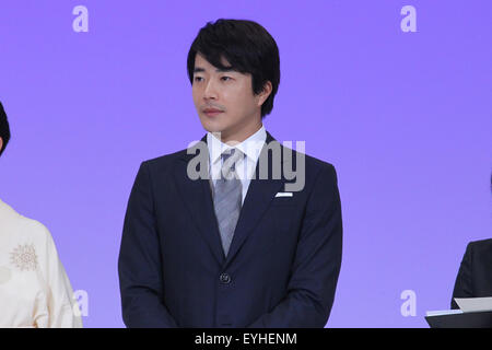 Kwon Sang-Woo, July 19, 2015 : South Korean actor Kwon Sang Woo attends the 'Bridge to the future' event to commemorate the 50th anniversary of the normalization of post war bilateral relations between South Korea and Japan in Tokyo on July 19, 2015. (Photo by Pasya/AFLO) Stock Photo