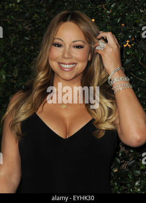 Los Angeles, California, USA. 29th July, 2015. MARIAH CAREY attending the Hallmark Channel And Hallmark Movies & Mysteries Summer 2015 TCA Press Tour held at a Private Residence in Beverly Hills, California. © D. Long/Globe Photos/ZUMA Wire/Alamy Live News Stock Photo