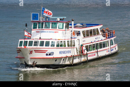 Cruise vessel of the Cologne Dusseldorf line Stock Photo