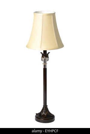 Lamp light on "white background” Stock Photo