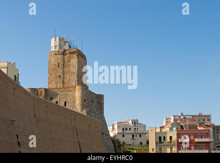 the Svevian castle, Termoli, Molise region, Italy Stock Photo