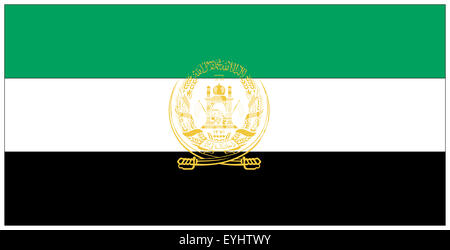 Fahne: Afghanistan/ flag: Afghanistan. Stock Photo