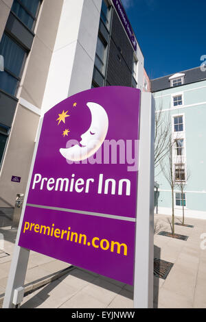 Exterior of the new Premier Inn Hotel in Maidstone, Kent. The building ...