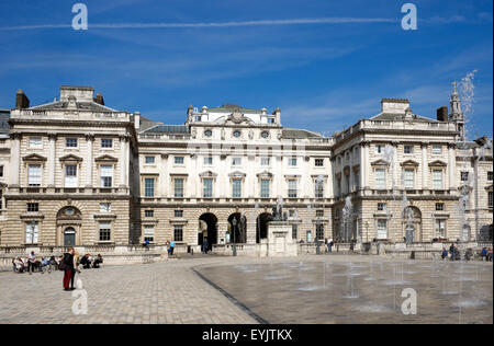 Somerset House Strand London England Stock Photo