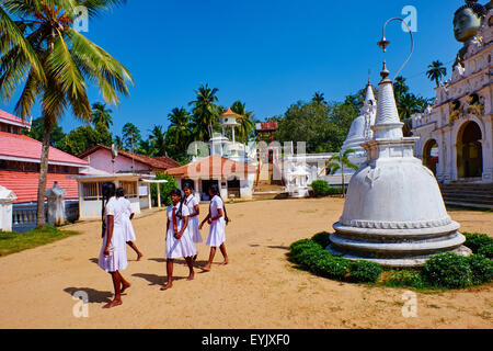 Sri Lanka, Southern Province, Matara district, Wewurukannala temple Stock Photo