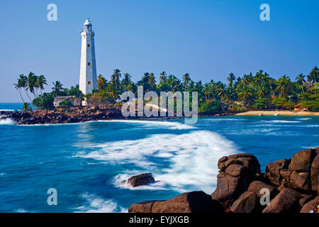 Sri Lanka, Southern Province, Matara district, Dondra Lighthouse Stock Photo