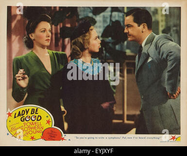 Lady Be Good - 1941 - Movie Poster Stock Photo - Alamy