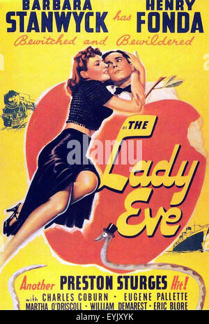 The Lady Eve - Movie Poster Stock Photo