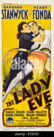 The Lady Eve - Movie Poster Stock Photo