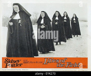Lilies of the Field - 1963 - Movie Poster Stock Photo - Alamy