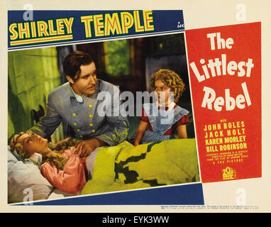 The Littlest Rebel - Shirley Temple - 1935 - Movie Poster Stock Photo