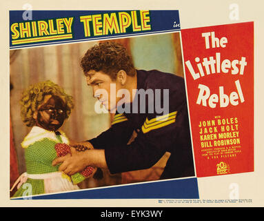 The Littlest Rebel - Shirley Temple - 1935 - Movie Poster Stock Photo