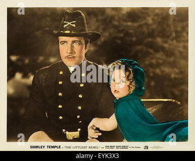 The Littlest Rebel - Shirley Temple - 1935 - Movie Poster Stock Photo