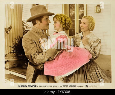 The Littlest Rebel - Shirley Temple - 1935 - Movie Poster Stock Photo